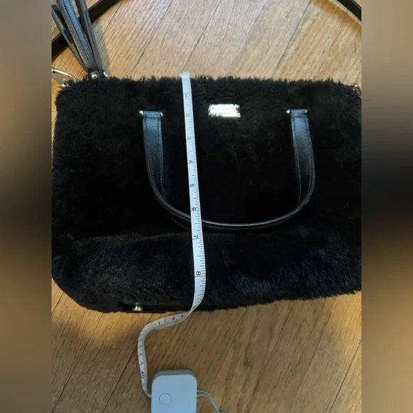 Kate spade faux fur bag in black - Picture 8 of 14